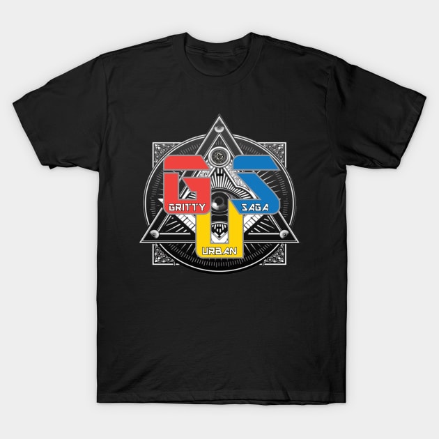 Gritty Illuminati Logo T-Shirt by Gritty Urban Saga